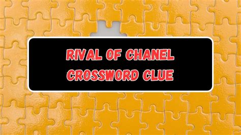 alternative to chanel no 5 crossword|alterative to chanel no. 5 Crossword Clue .